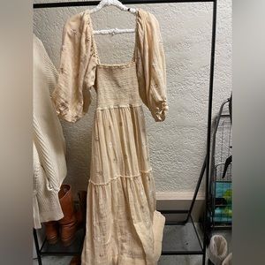 free people dahlia embroidered maxi dress